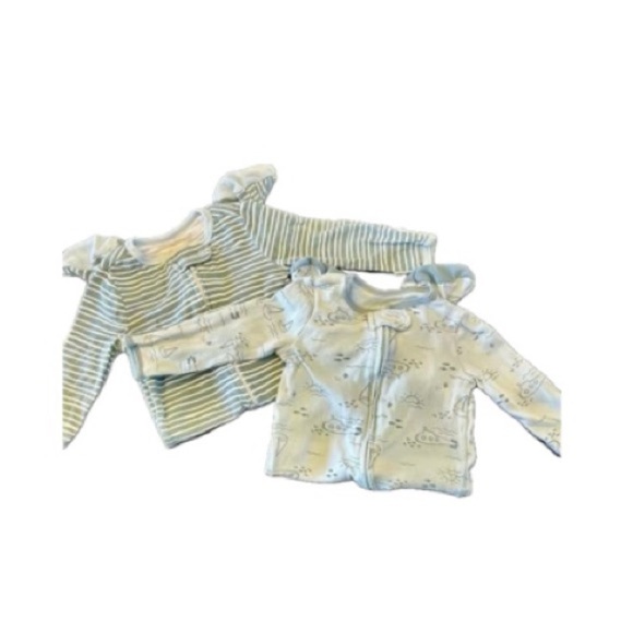 Striped and‎ Printed Kids Bodysuits Set - Picture 1 of 5